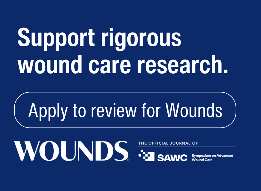 Apply to become a Wounds peer reviewer