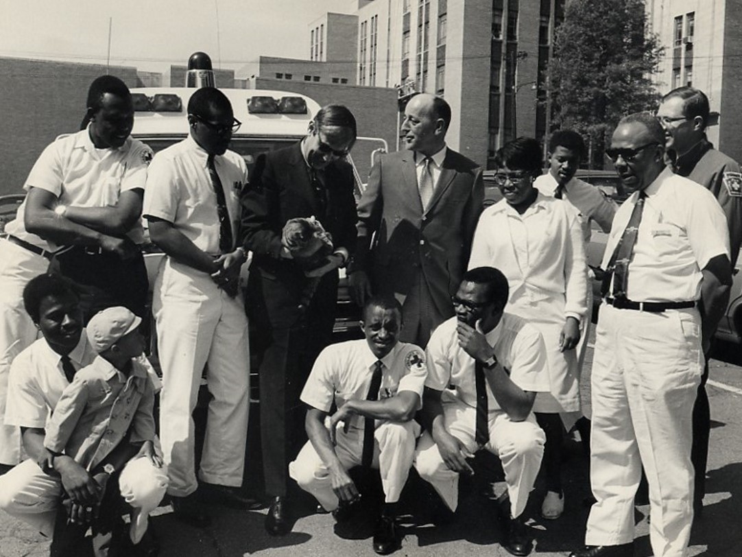 Founded in 1967 to serve the city’s predominantly Black Hill District, Freedom House trained its mostly Black workforce to unprecedented levels beyond the first aid then delivered in the field. 