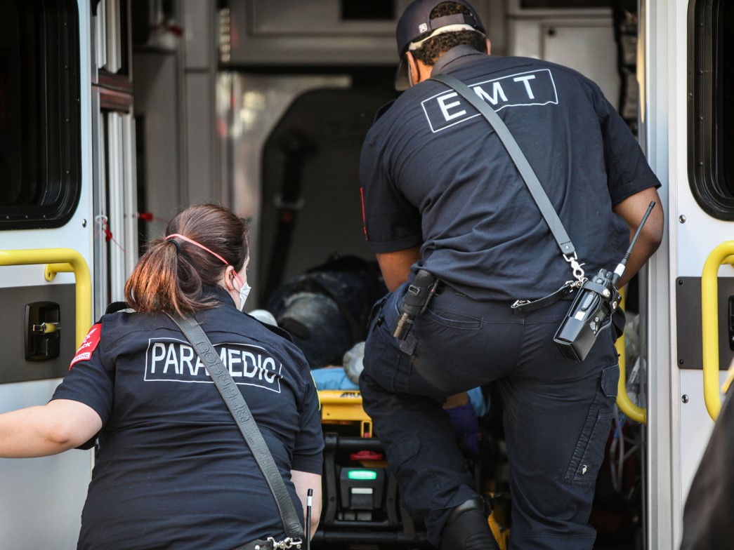 Picture yourself on the highway in your car, following a large vehicle. Bold letters on the sides and back of that vehicle spell the words "mobile emergency department." How does that change your mental picture of the purpose of that vehicle? (Photo: Derek O. Hanley/DOHP)