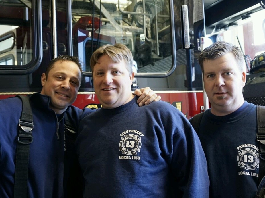 Photo of Brian with department colleagues