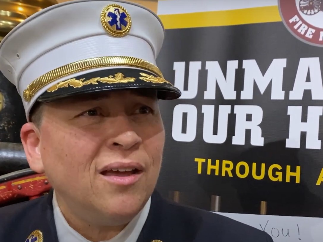 A new exhibition at the New York City Fire Museum, “Unmasking Our Heroes,” celebrates the efforts of the city’s emergency medical services workforce—the paramedics, EMTs, and other officers of the New York City Fire Department—during the COVID-19 pandemic.