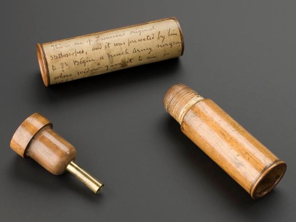 Figure 2: Upgraded Laennec stethoscope (Photo: Science Museum Group Collection)
