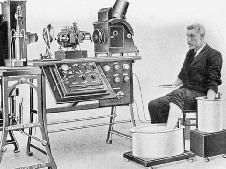 Figure 8: Einthoven ECG (Photo: Pfizer)