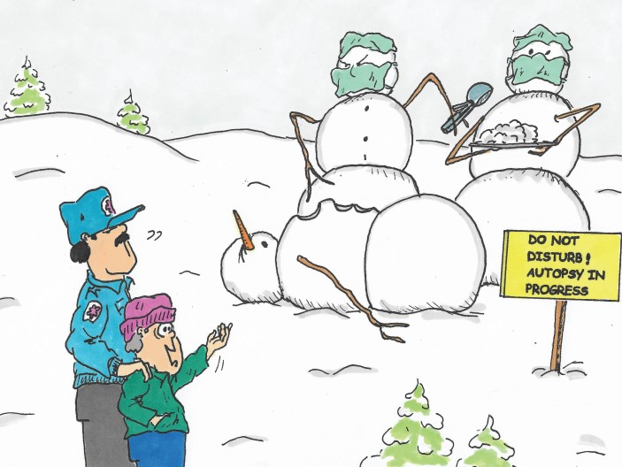 A boy tries to impress his dad.