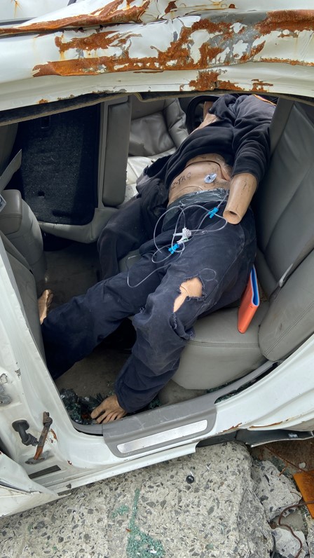 Rubble pile skill station (Photos: Barry Bachenheimer) 