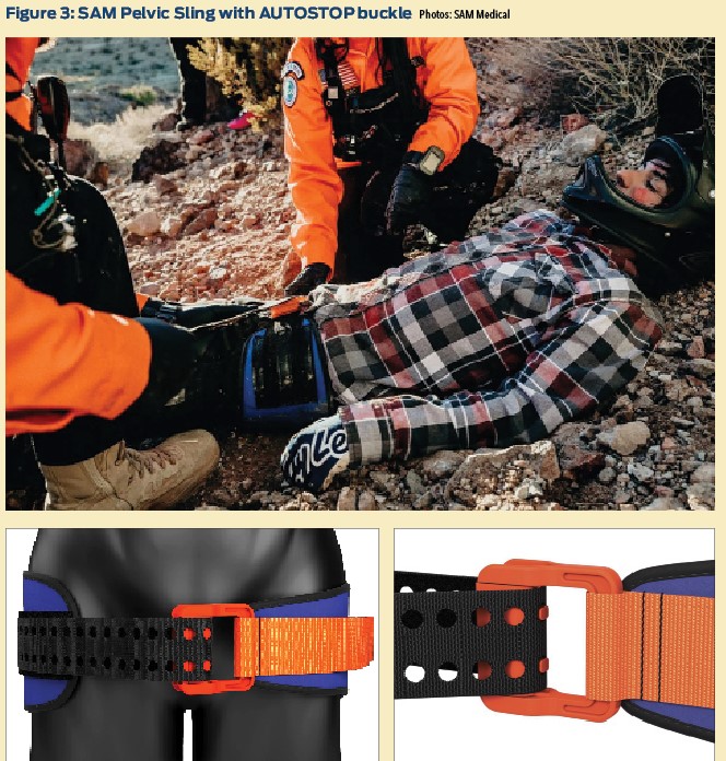 Figure 3: SAM Pelvic Sling with AUTOSTOP Buckle 