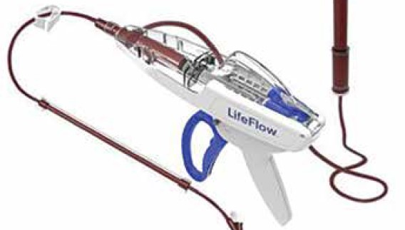 Figure 7: LifeFlow PLUS rapid fluid infusion device (Photos: 410 Medical)