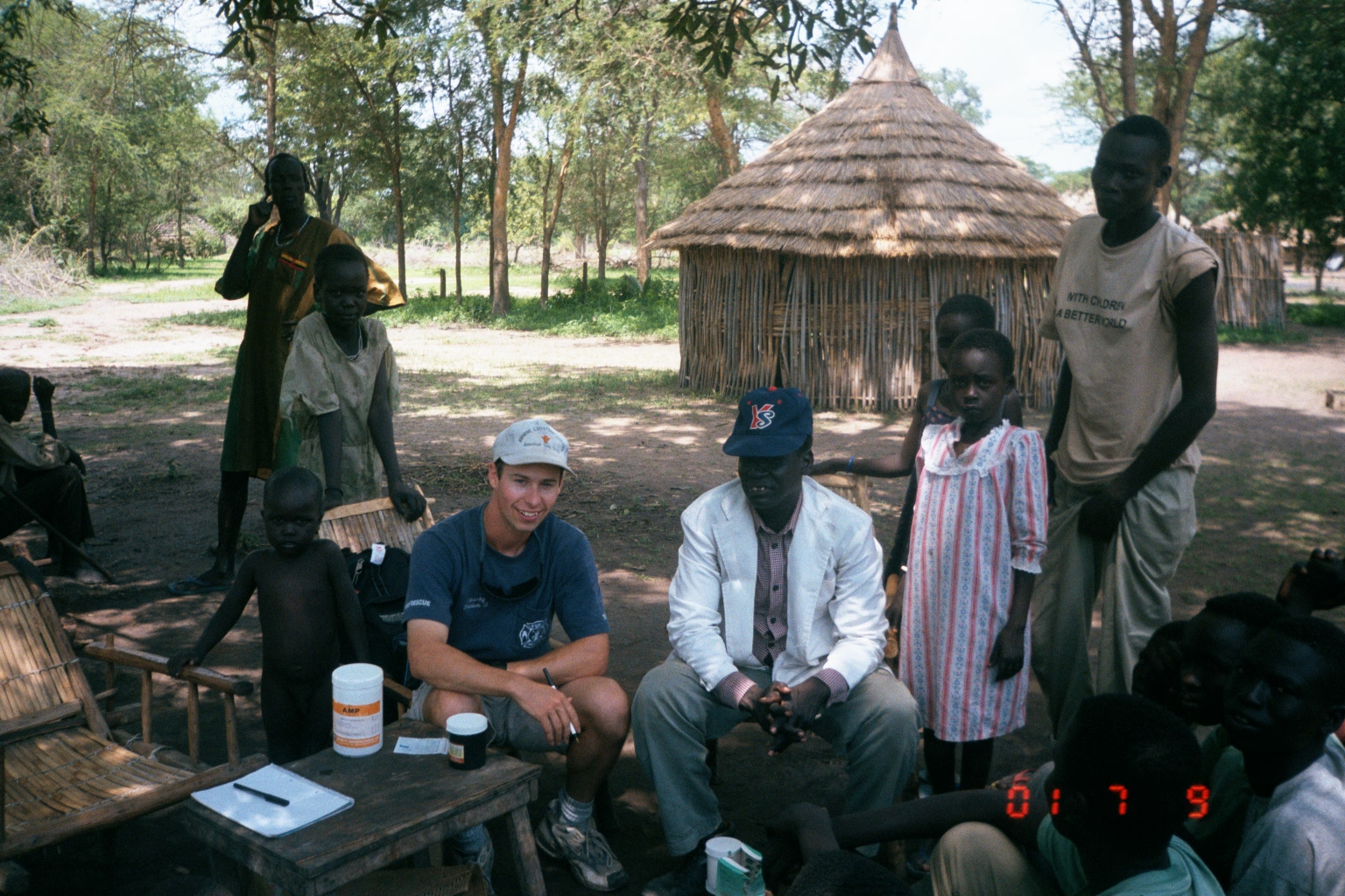 treating a child solider in Sudan