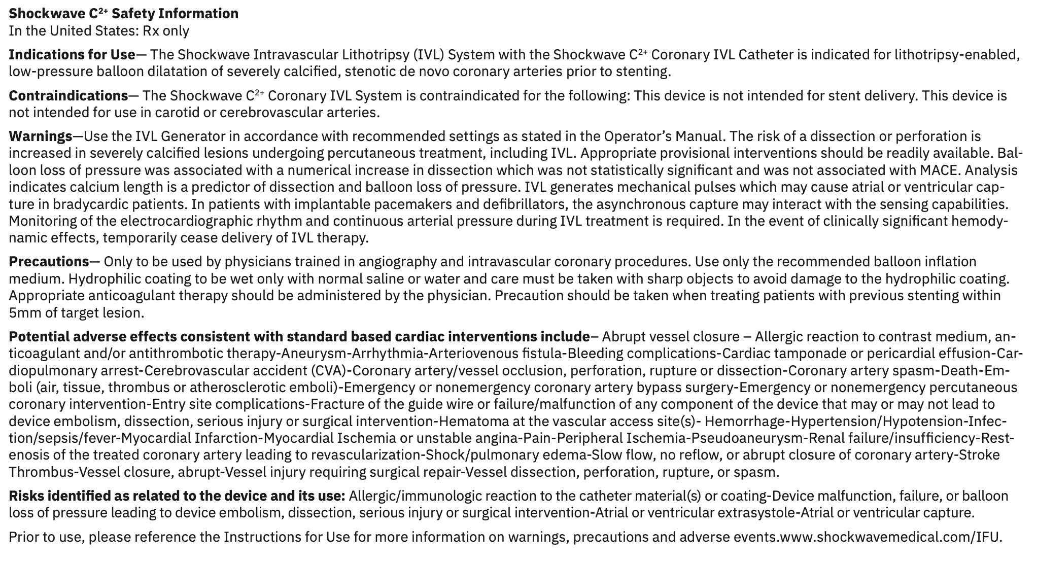 Ali Shockwave safety