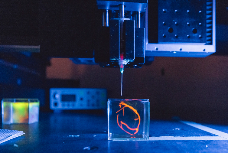 Stanford University bioprinting a heart