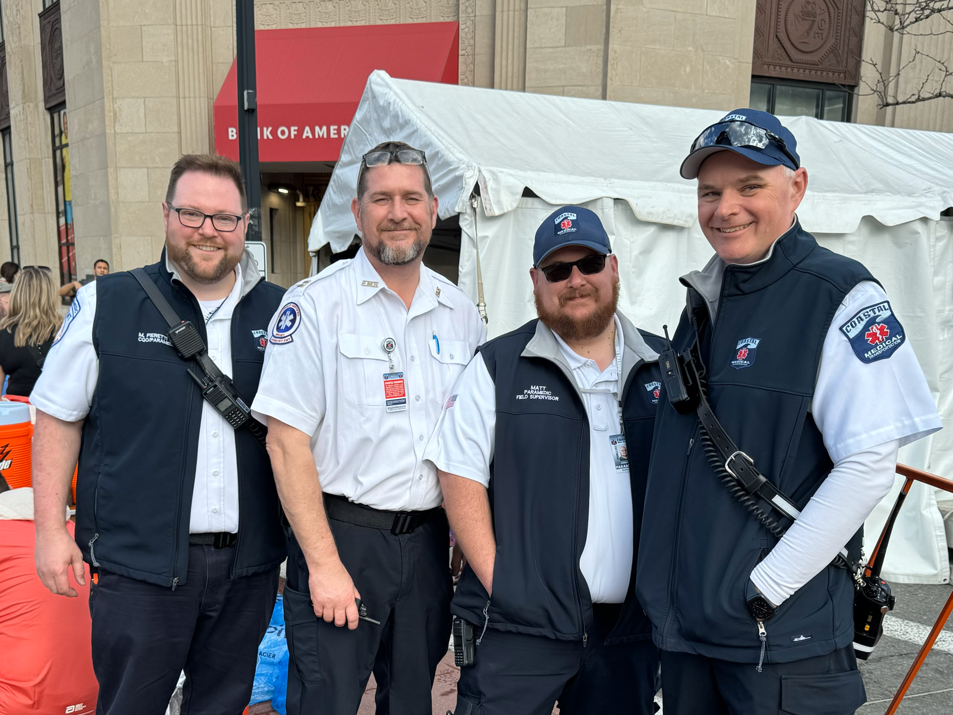 Coastal Medical Transportation Systems Provides EMS Support to 128th Boston Marathon
