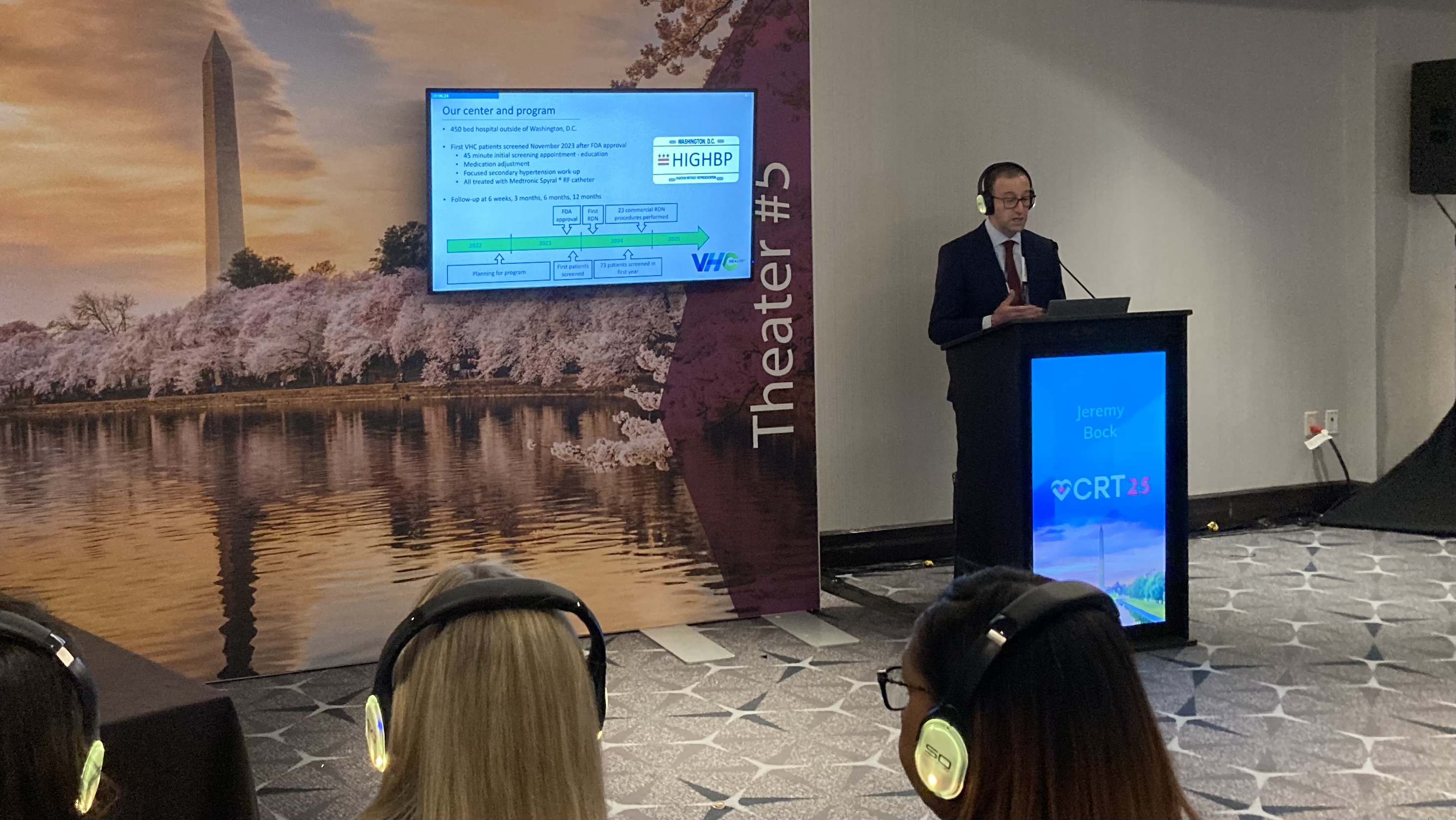 Dr. Bock presents at CRT 2025