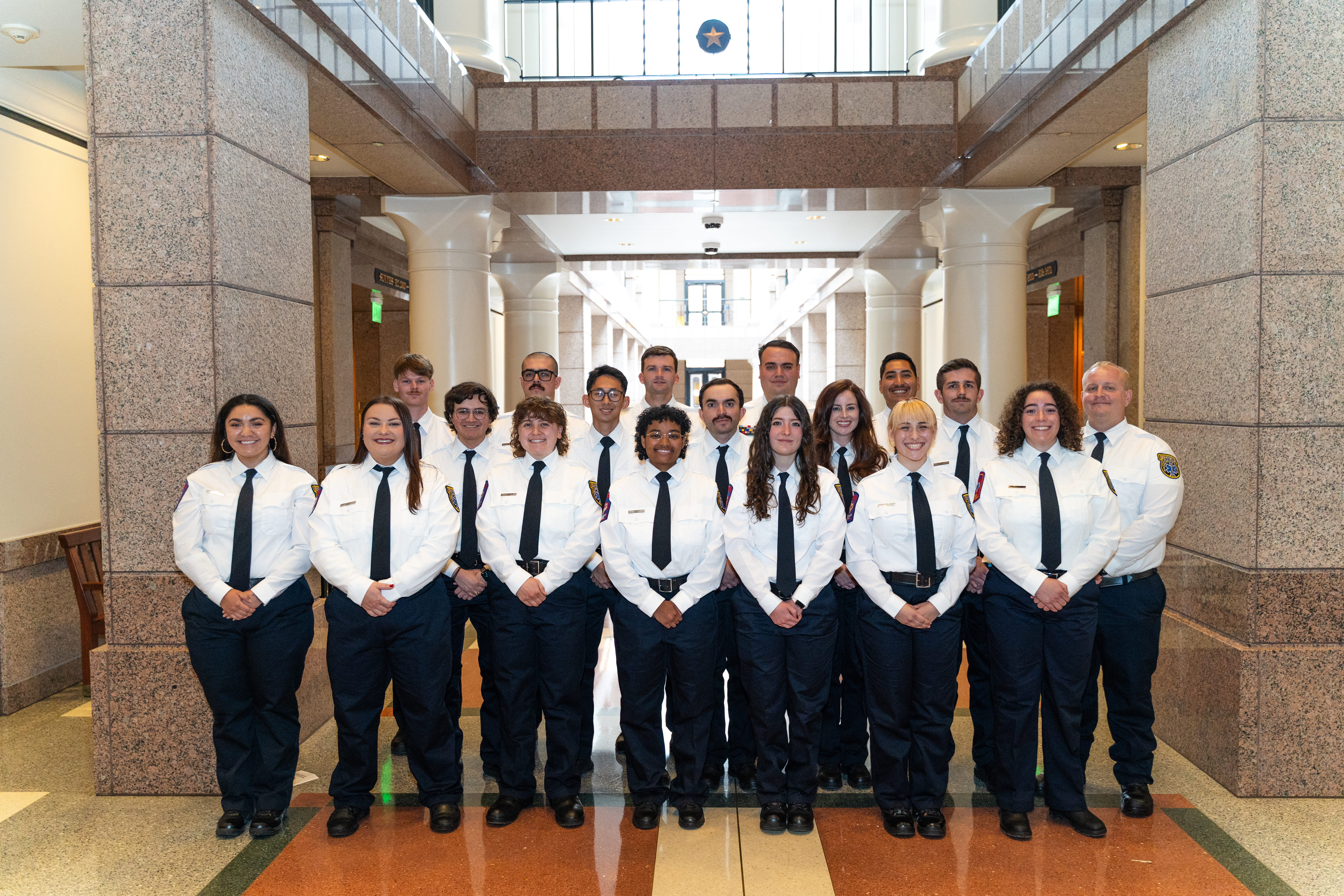 Seventeen new cadets graduated from the Austin-Travis County EMS academy in December 2025.