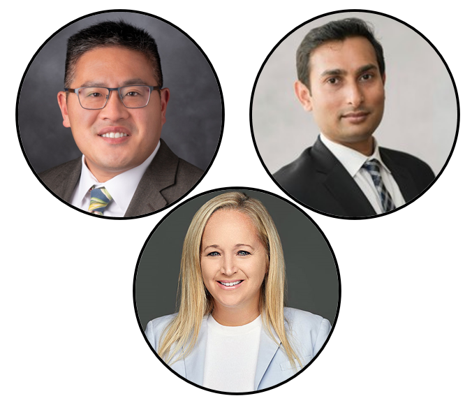 Dr Chun, Dr Patel, Beth Sandy