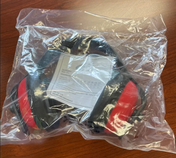 Earphones from sensory kit