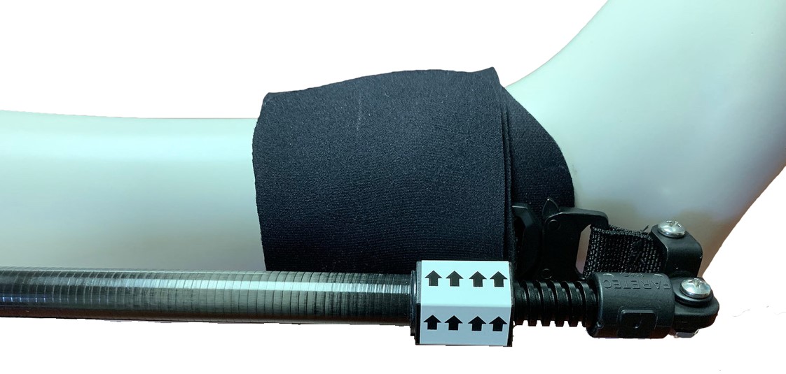 Figure 7: Screw mechanism used on CT-7 traction splint (Photo: Faretec)