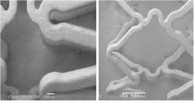 Figure 1. Cilostazol on a highly-absorbable PEA polymer. Cilostazol was coated on the poly-ester-amides co-polymers (PEA) layer.