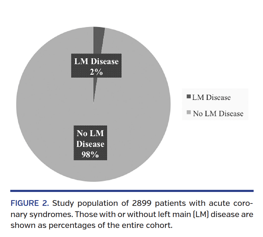 FIGURE 2. Study population of 2899 patients with acute coronary syndromes