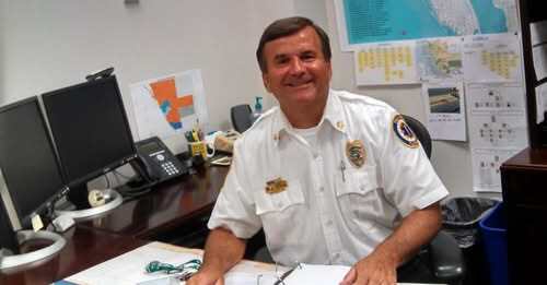 Gorski at desk