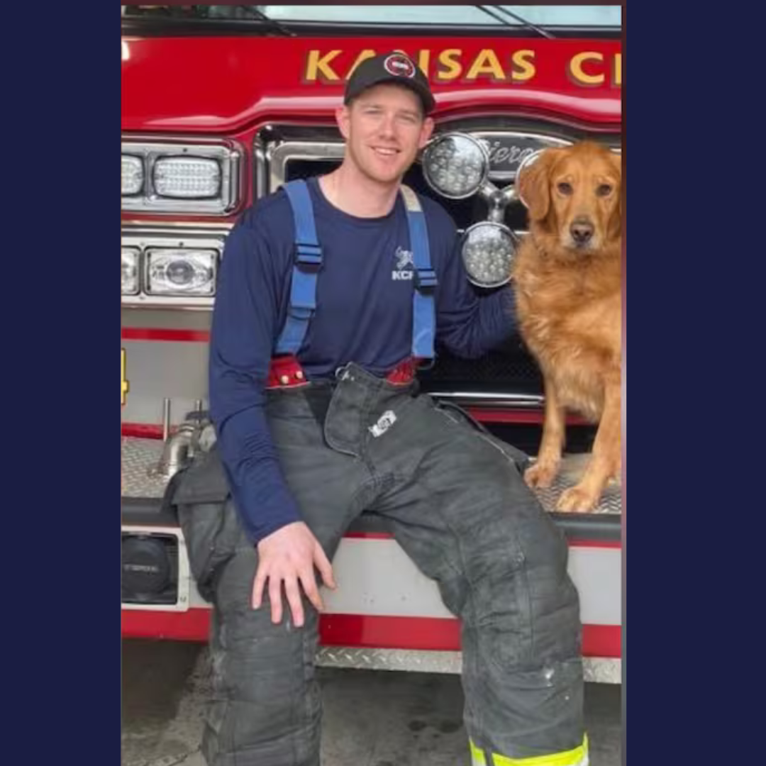Graham Hoffman, 29, was killed on April 27 while working as a firefighter paramedic in Kansas City, Missouri.(KCFD)