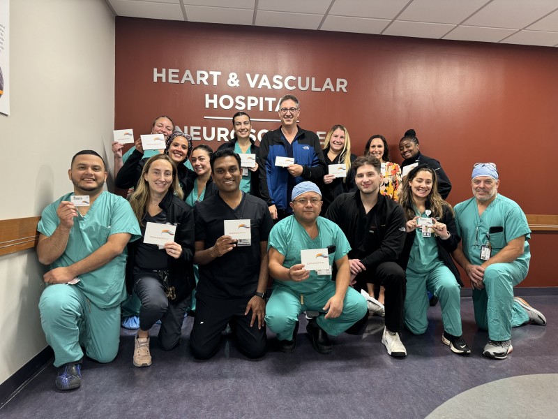 Hackensack Meridian Mountainside Medical Center’s Cardiac Catheterization Laboratory Team