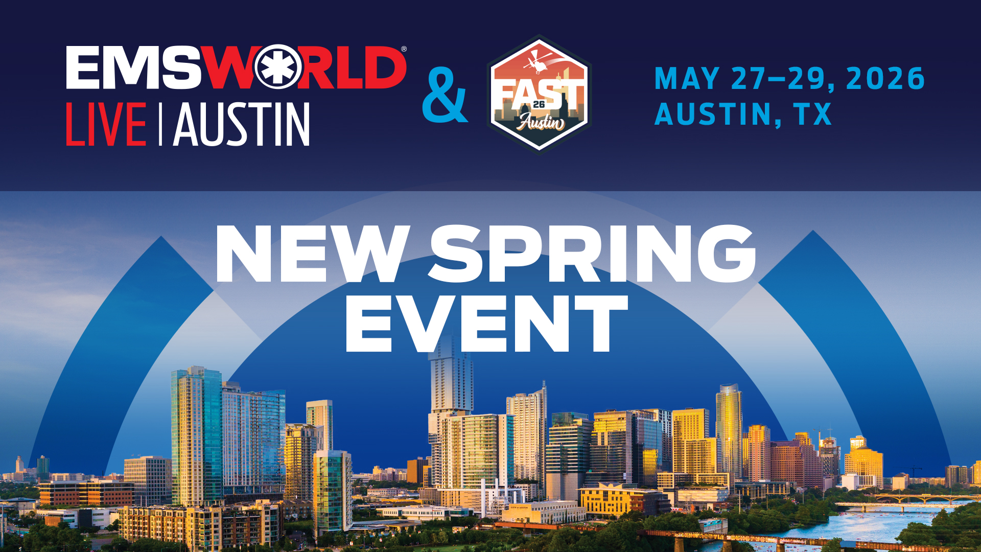 EMS World Live | Austin logo