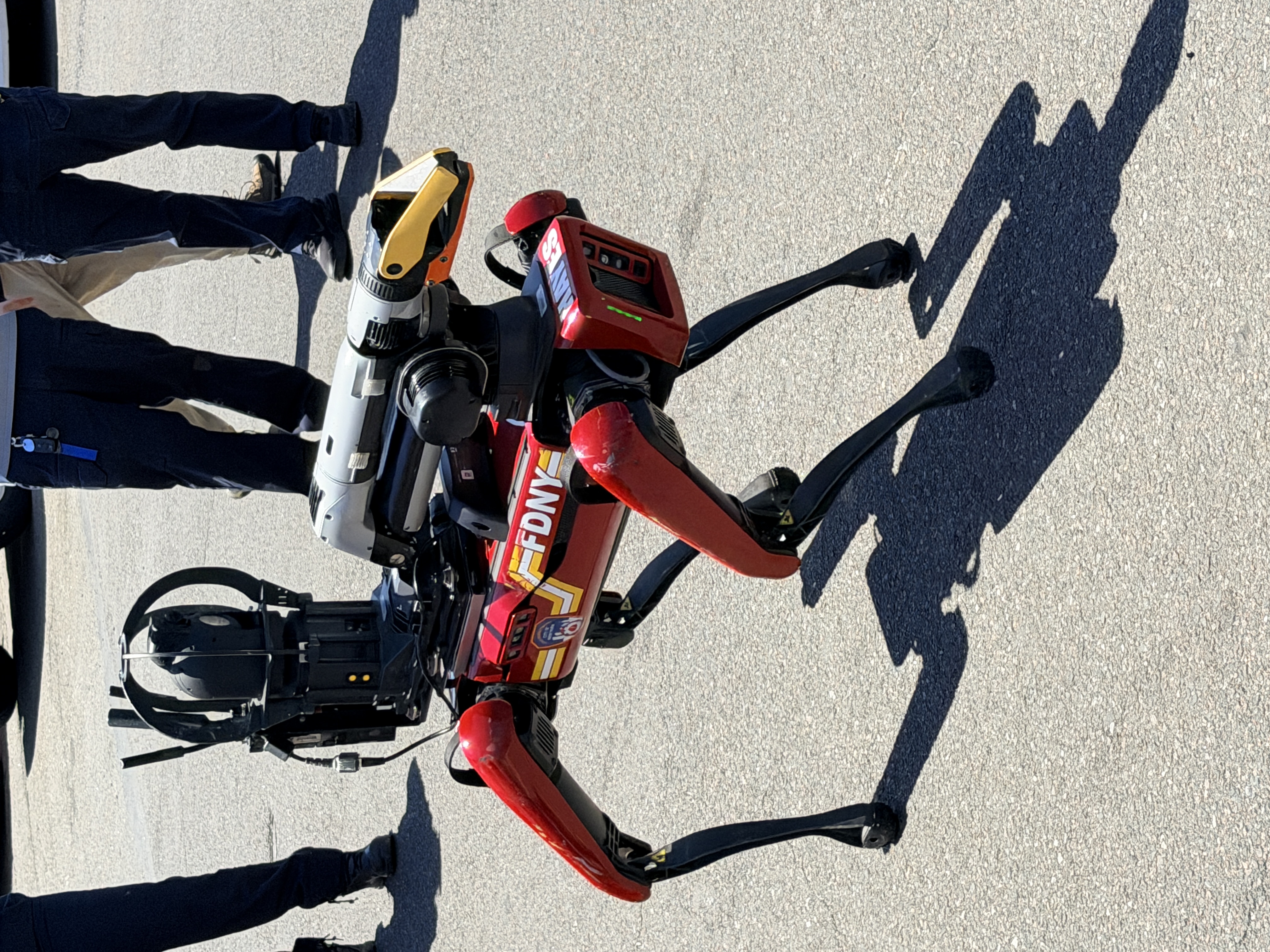 The FDNY Robotics Unit demonstrated several of its robots 