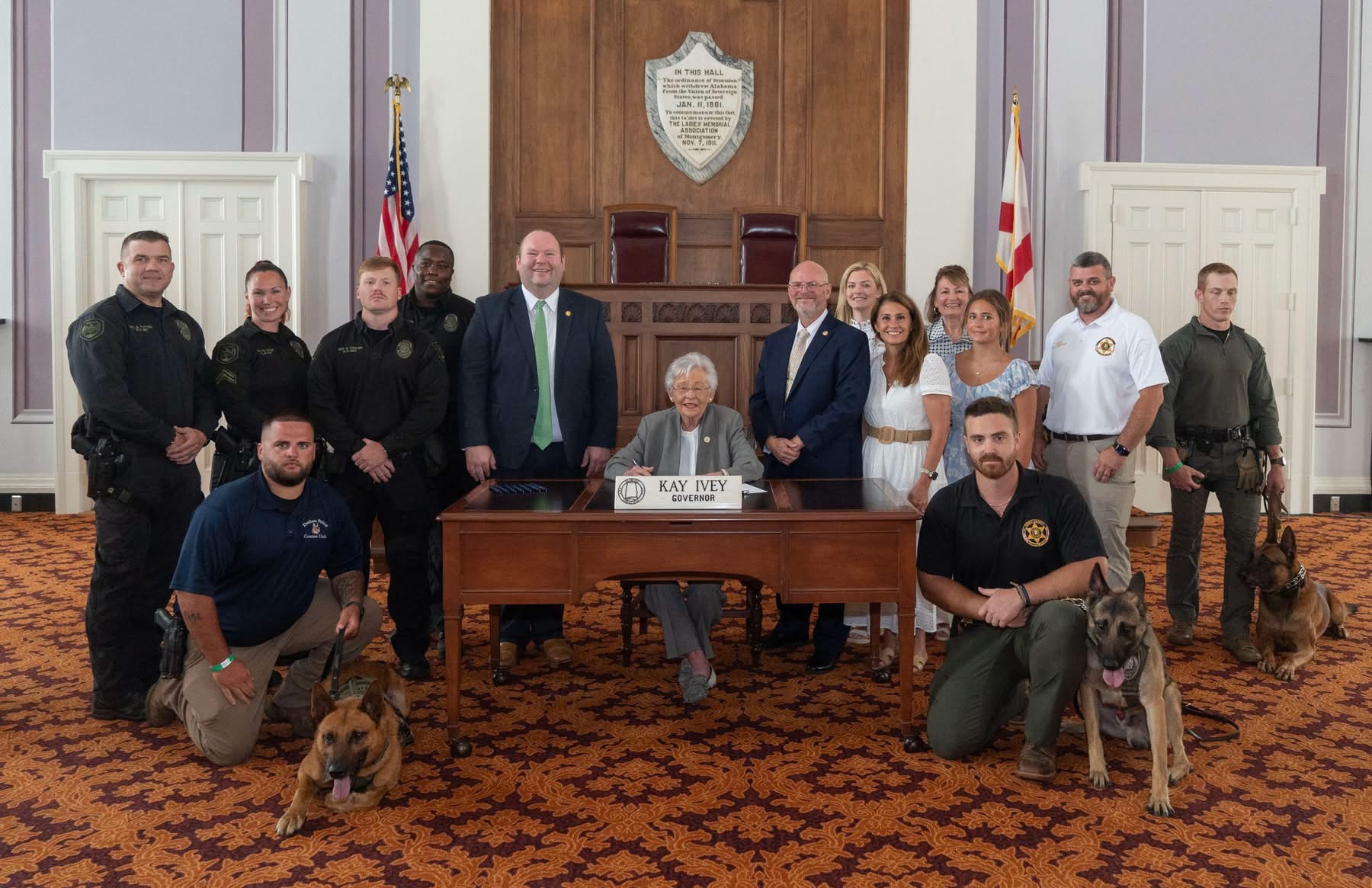 signing bill into law.