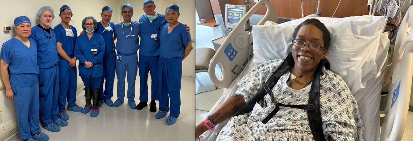 J-valve LVAD team and patient