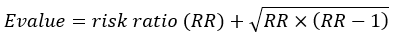 Evalue equation