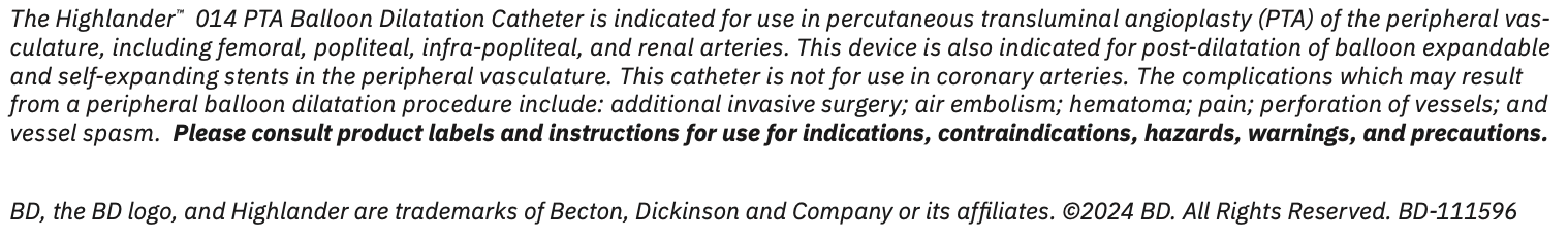Kapur Peripheral Artery Disease safety