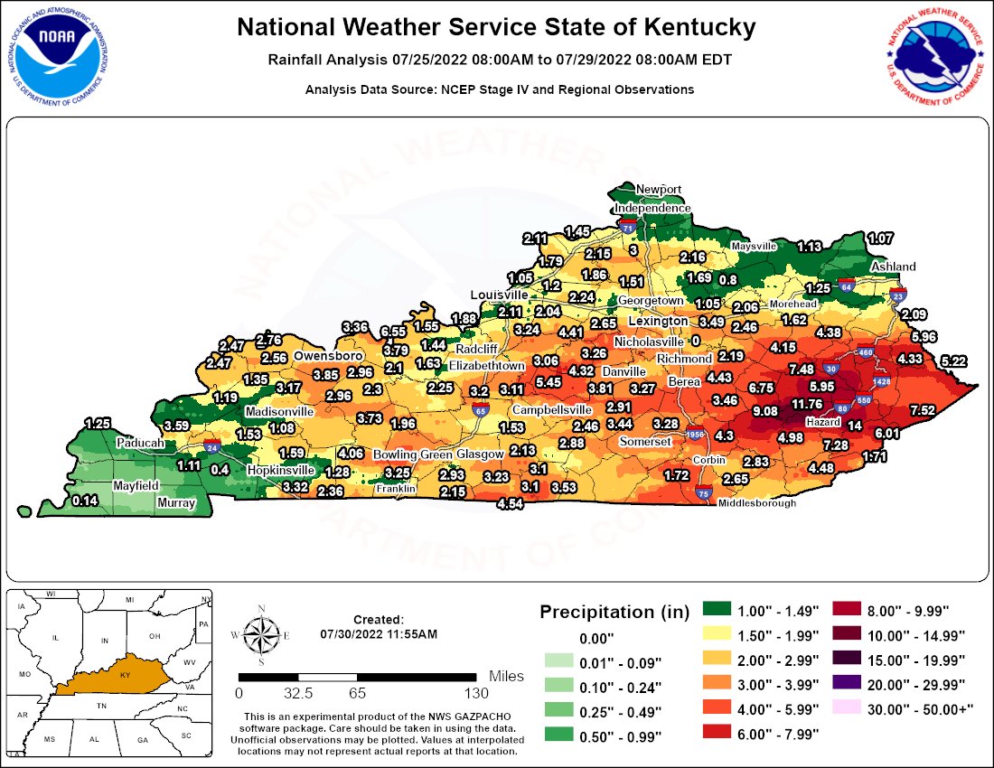 Kentucky flooding 2022