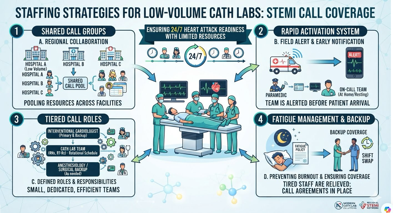 Figure. Staffing Strategies for Low-Volume Cath Labs: STEMI Call Coverage