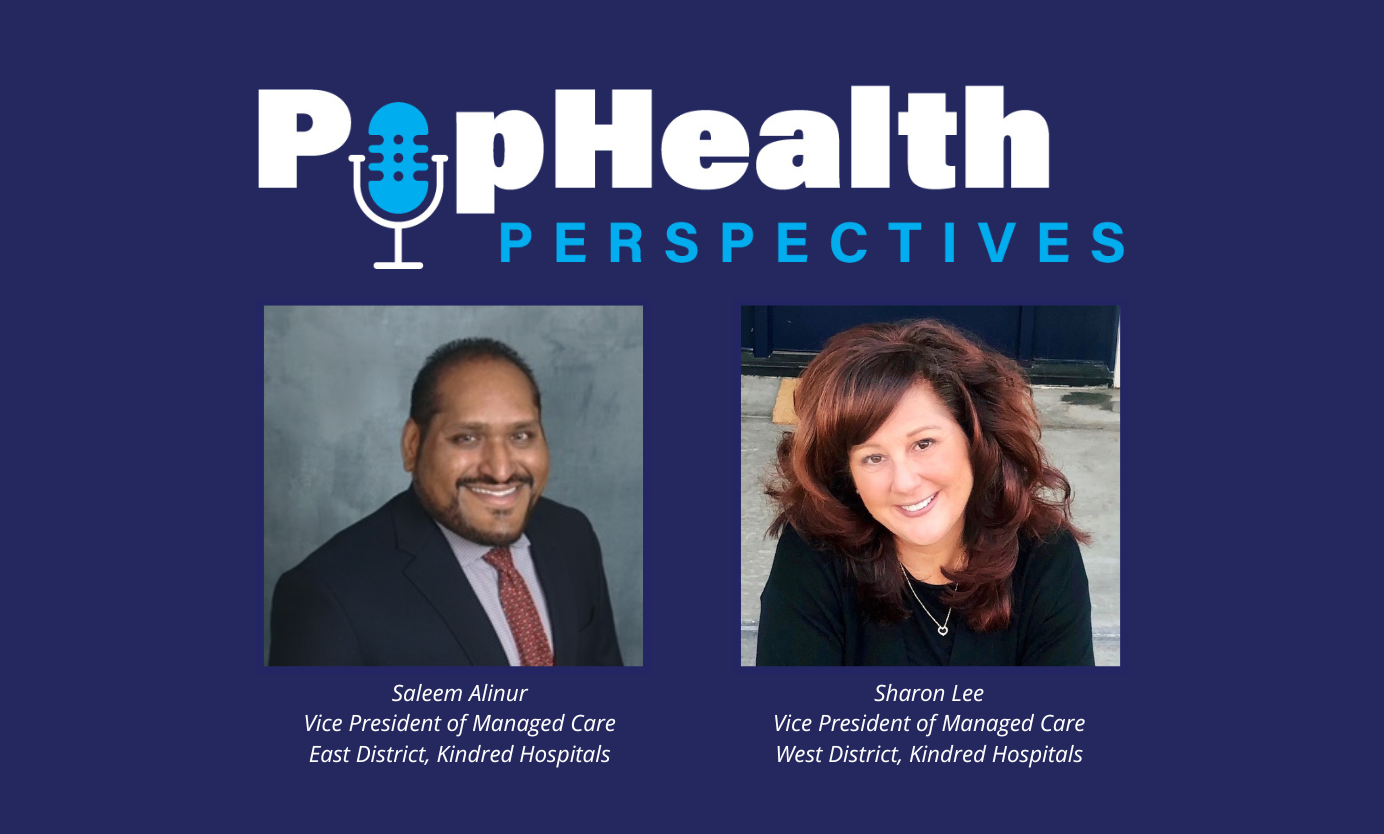 Saleem Alinur and Sharon Lee, Kindred Hospitals 