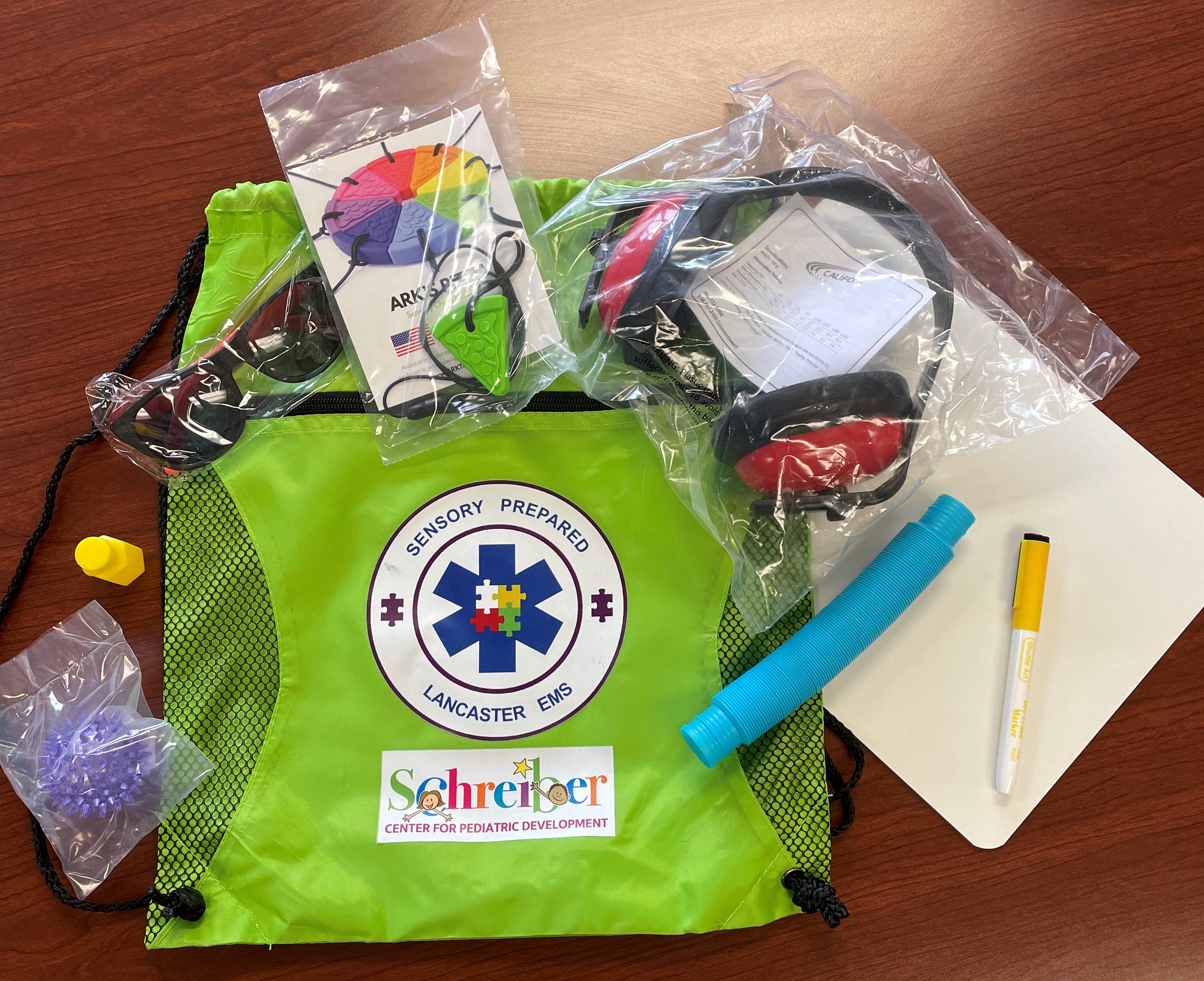 A complete kit (Photos: Lancaster EMS) 