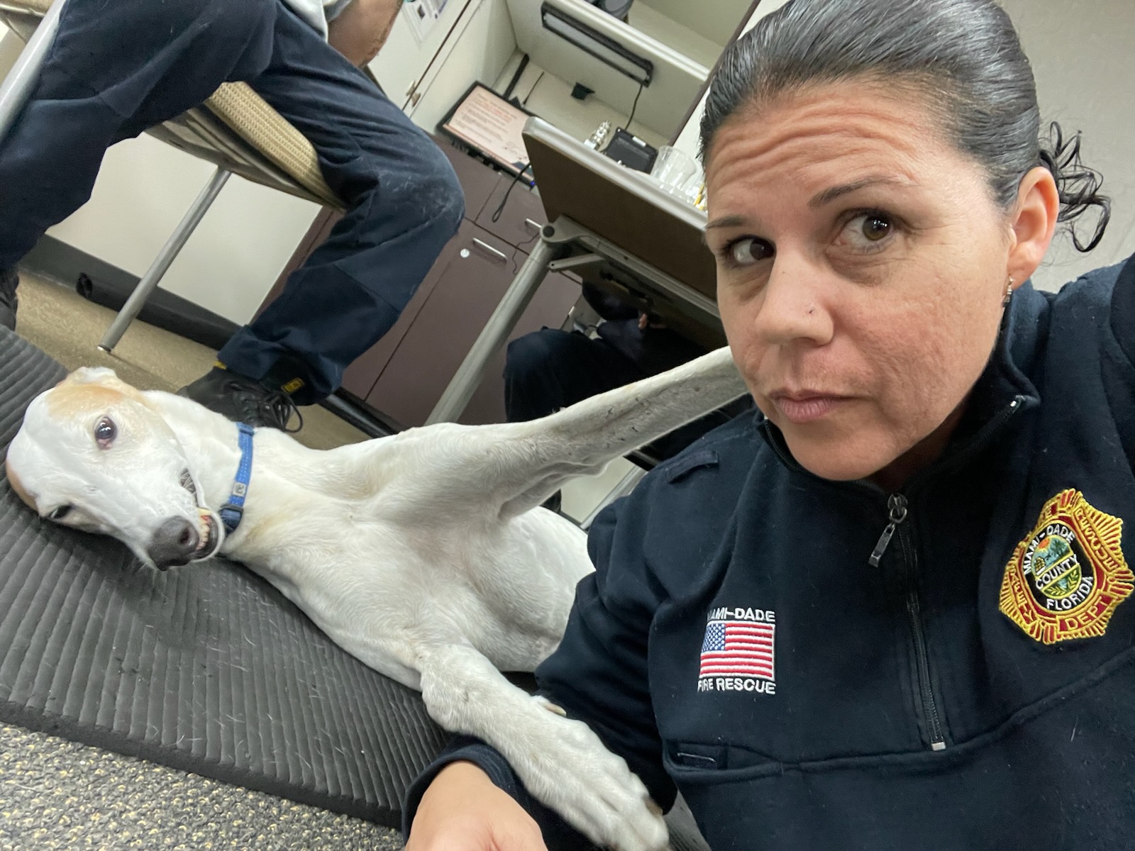 Lucianna Genova with Charlie