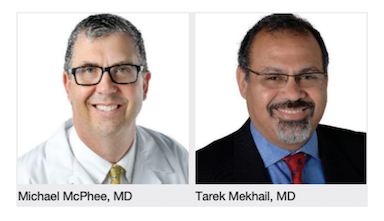 Michael McPhee, MD, and Tarek Mekhail, MD
