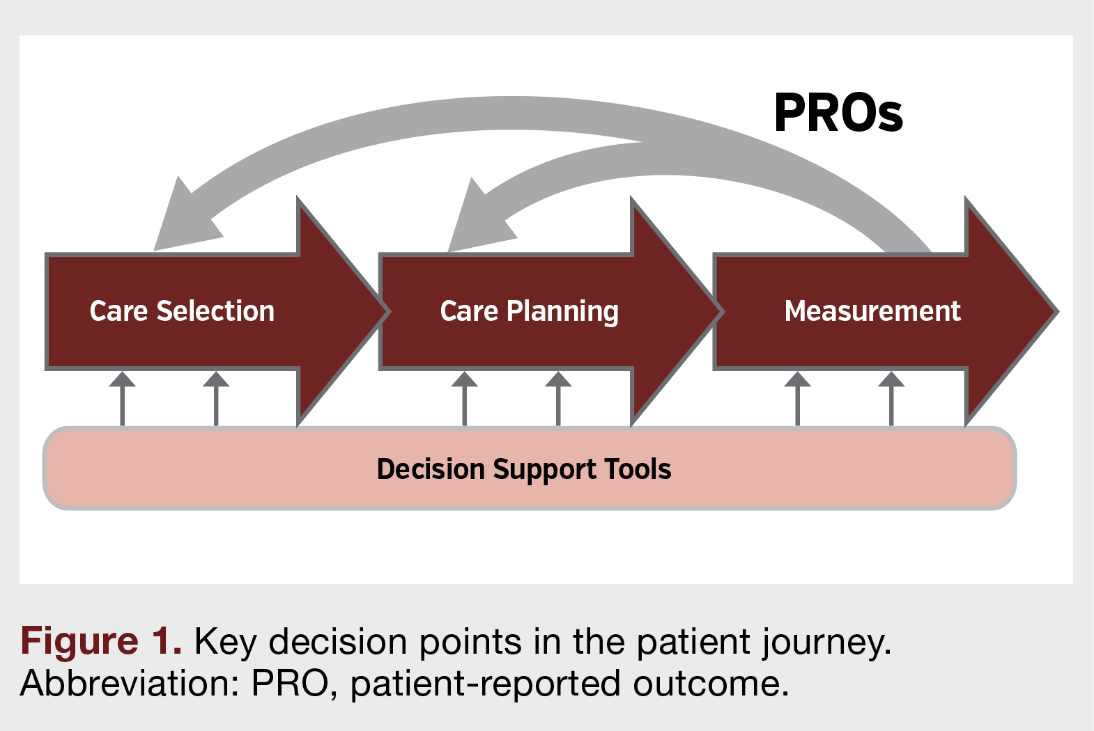 Figure 1. Key decision points in the patient journey.  