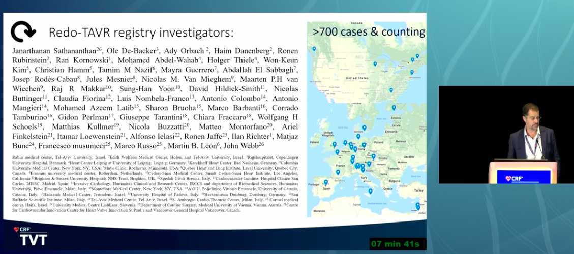Uri Landes, MD, Redo TAVR Registry