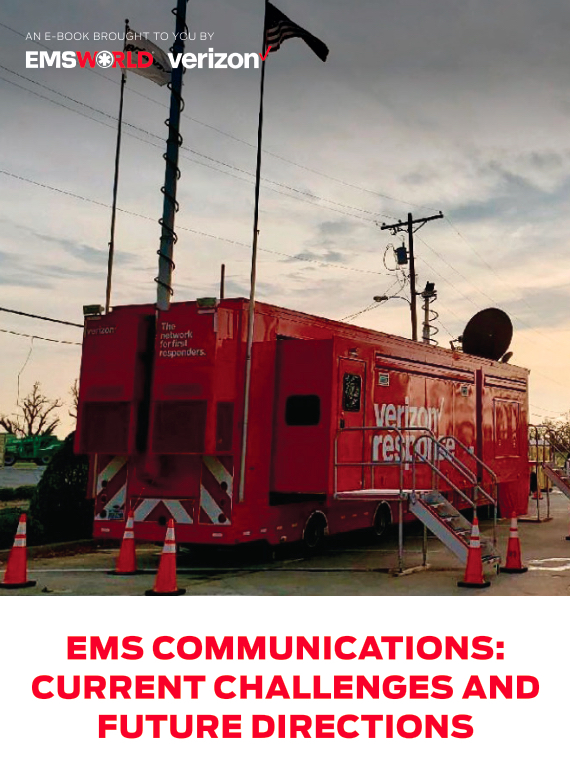 Effective emergency response depends on timely communication and reliable sharing of information among response teams, incident commanders and field providers. And no one can predict what the next health event, natural disaster or personnel crisis will require.  This e-book from EMS World will explore the role of technology in mitigating today’s significant health crises and how future developments might shape the field of emergency communications.