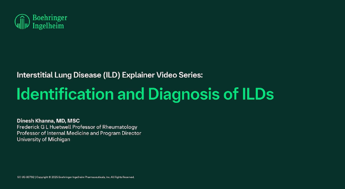 Identification and Diagnosis of ILDs Chapter 1