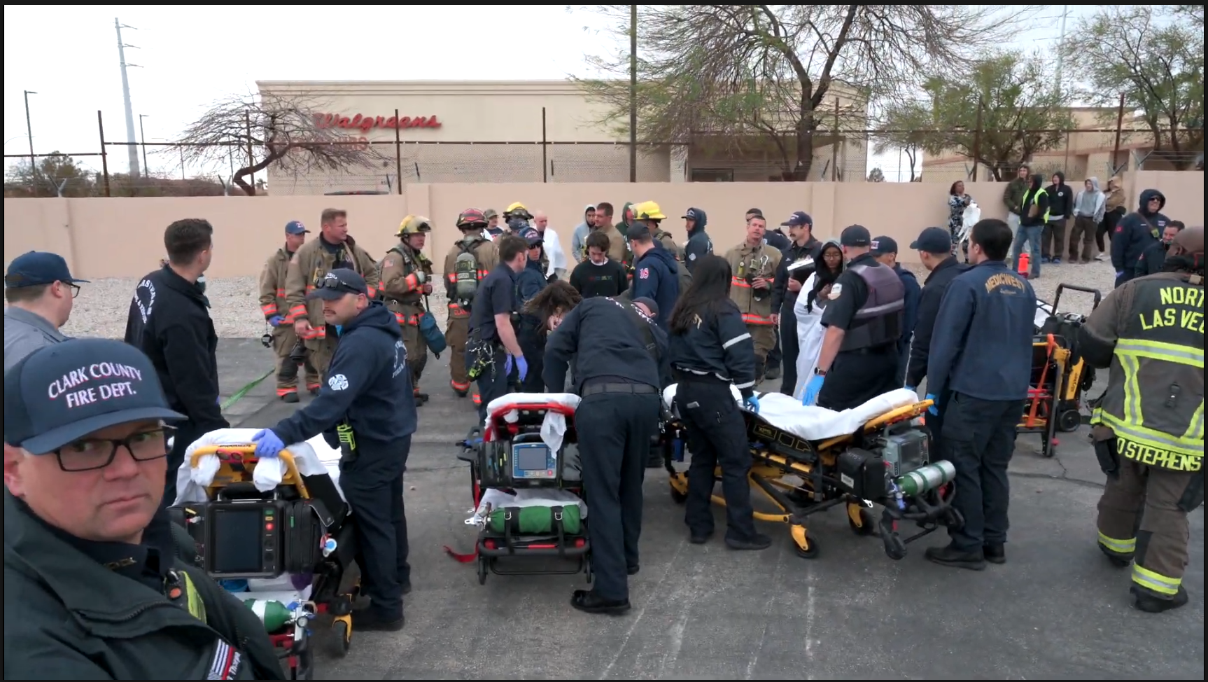 Students during a training excercise