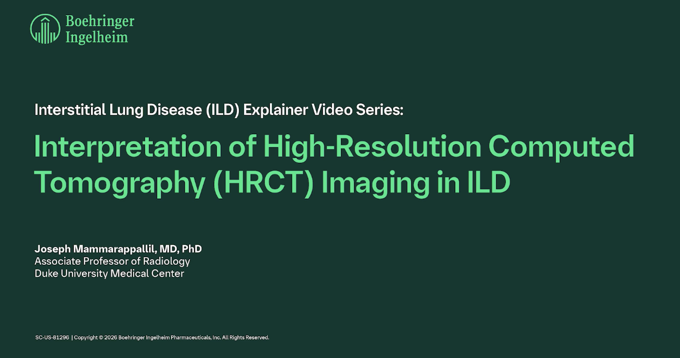 Interpretation of High-Resolution Computed Tomography Imaging in ILD