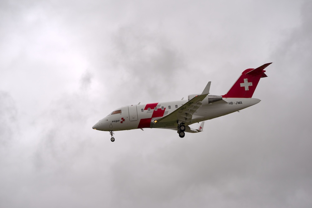 Swiss ambulance plane