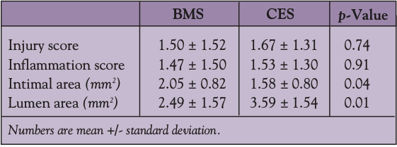 Table 1. Vessel parameters.