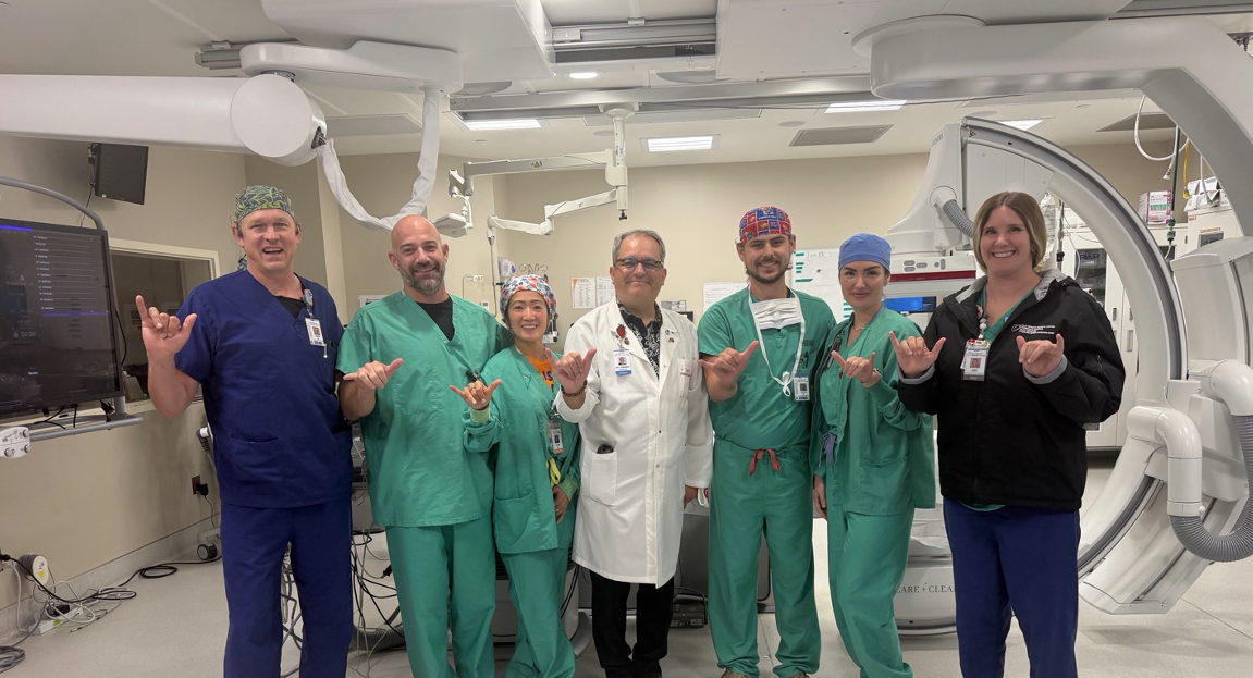 The Cath Lab Team at Hilo Benioff Medical Center in Hilo, Hawaii