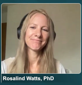 Rosalind Watts, PhD, at Sana Symposium