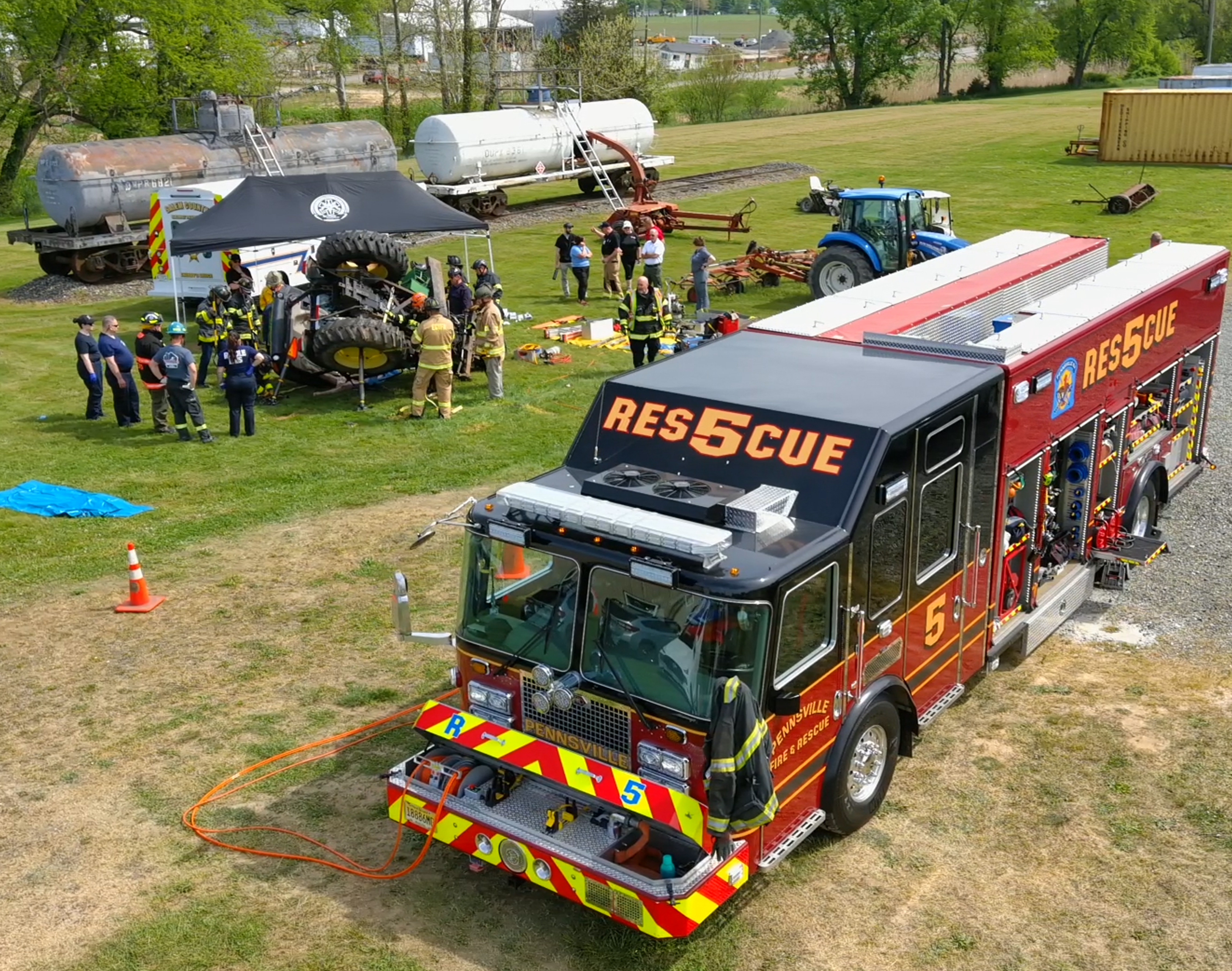 tractor by Jaime Kuklinski on behalf of Cooper University Hospital