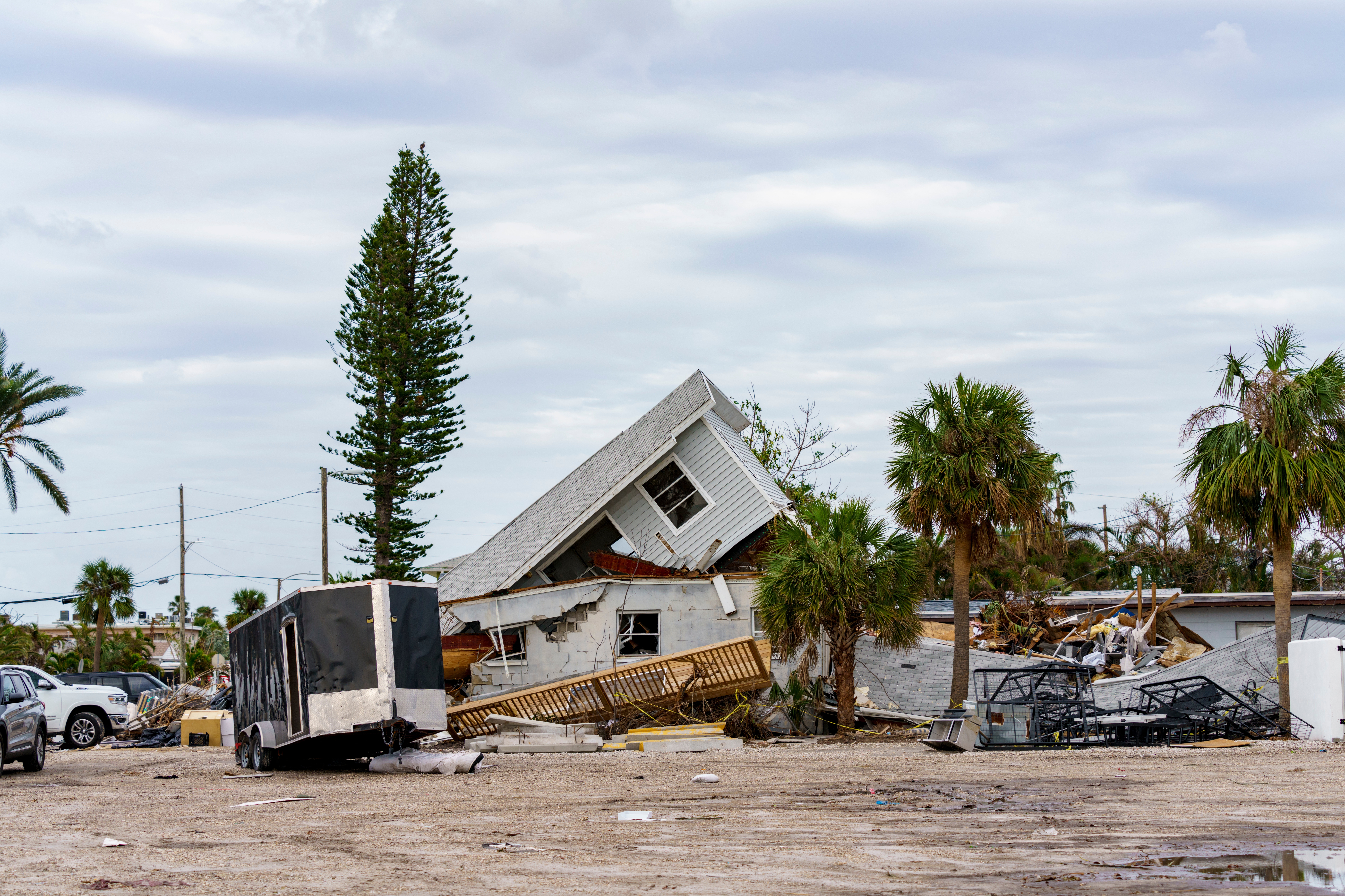 Hurricane Milton damage
