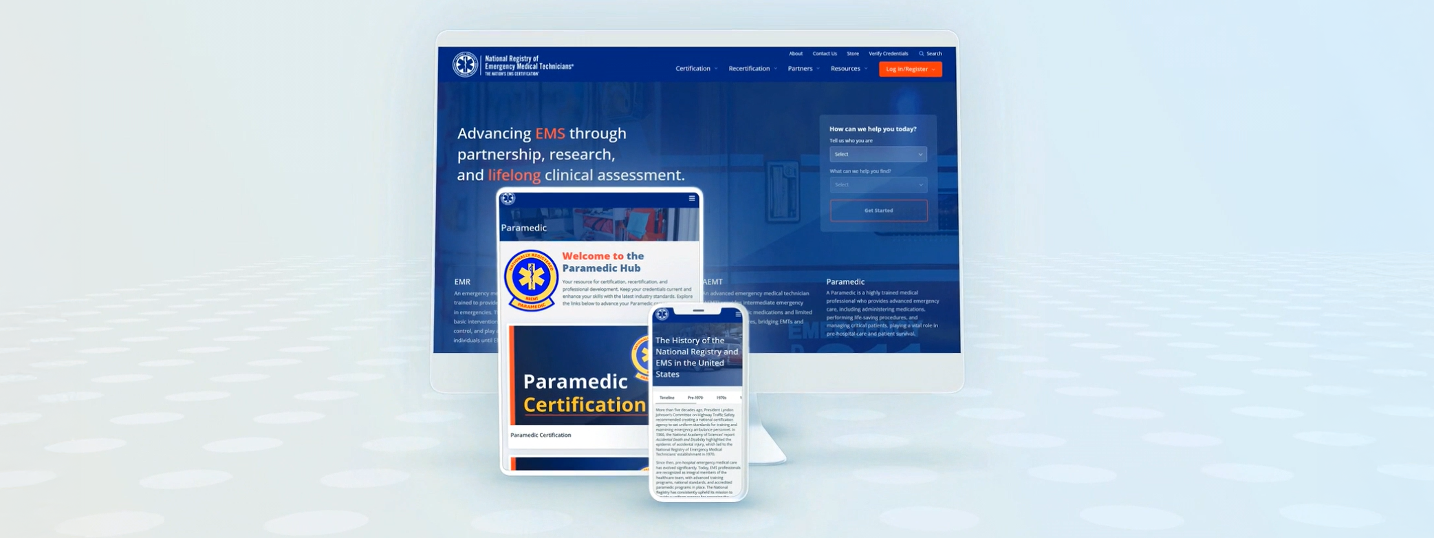 new NREMT website